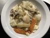 「本日の日替わり定食は五目の豆腐煮込み定食」