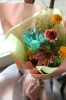 フラダンスの発表会のフラワーギフトとして「季節のブーケはおまかせくださ　戸塚安行の花屋フランテッセ」