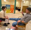 「毎週月曜は天満屋4階で足もみ体験＆施術受付中」