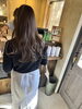 大人艶髪ブラウンカラー。「ブリーチなしの大人艶髪ブラウン。」
