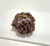 お稽古上生和菓子　きんとん製　菓銘「初霜」「【銀座　茶道教室】【中央区　茶道教室】お楽しみ！お稽古和菓子のご紹介」