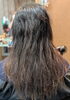 育毛髪質改善ケアをされる前のbeforのお写真です「夏のダメージを受けた髪に「育毛髪質改善カラー」でツヤと潤いを！」