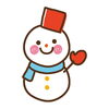 雪だるま「❄️札幌にも雪☃️ 冬のはじまりですね(^^)」