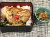 「本日のAランチは　ヒレカツ玉とじ丼」