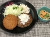 「本日のAランチは　和風おろしハンバーグ」