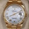 相場の変動があるロレックス、値上がりを待つ手もアリ「ロレックス（ROLEX）のデイデイト18金無垢腕時計をお買取りさせていただきました【金沢区・磯子区】ブランド腕時計の買取なら買取専門店大吉イオン金沢シーサイド店におまかせください」