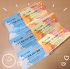 ご要望の多かった回数券(オレンジ)11枚綴りです「お待たせしました!!整体+足つぼのお得な回数券発売開始☆」