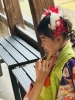 「問屋町レンタル着物TUZUMI　吉備津神社での感動の瞬間。お母様からお嬢様へ、愛情を込めた紅差しの儀」