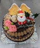 クリスマスケーキ🎅バタークリーム(チョコ)５号「🎄Xmasケーキのご予約承ります🎄」