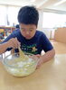 「さつまいも餃子を作ったよ♪」