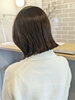 「色落ちしても綺麗が続く◎まとまりやすいナチュラルボブ」