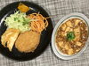 「本日のAランチは　麻婆豆腐とコロッケ餃子」