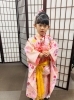 「問屋町レンタル着物TUZUMI　満面の笑顔にキュン！ピンクのお着物が似合う七五三のお祝い」