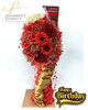 「RED × GOLD 〜プリザーブドフラワー〜【福山駅近くのおしゃれな花屋】」