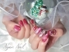 CHRISTMAS NAIL🎅🎄🤍「🎄Nyan Nail スタッフのクリスマスネイル✨〜ネイル静岡葵区｜コースプランあり◎駅近でアクセスも良好☆プライベート空間で贅沢なひとときを♡」