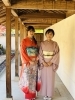 「問屋町レンタル着物TUZUMI 代々受け継がれる振袖で、紅葉美しい犬養木堂記念館にて成人式の前撮り」