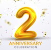 満2歳になりました「【祝2周年】皆様に支えられて2周年を迎えることができました!」