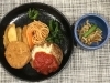 「本日のAランチは　チーズハンバーグ」