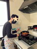 フライパン使いもお手のものです！「お昼ごはん、子どもたちが作ってます！」