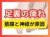 「【松江の整体院】足裏のしびれは神経の詰まりが原因｜筋膜×神経アプローチで改善｜理学療法士が徹底的に解説！【出雲・米子・整体・根本改善】」