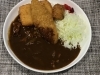 「本日のAランチは　海老カツ&白身魚フライカレー🍛」