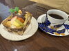 「本日のケーキセットがクリスマス仕様になりました」