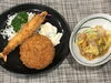 「本日のAランチはミックスフライと白菜煮物」