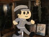 「遊び心も大切に！看板キャラクター「よびこみボーヤ」が完成しました」