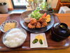 フグの唐揚げ定食1980💴(単品も可)「【数量限定】福島の冬の味覚！フグの唐揚げ定食が登場しました」