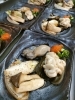 先日のコースの一部、焼物になります「新年会のご予定はありますか?」
