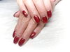 「指先から気分を上げる✨華やかなラメ入りワンカラーネイル💅」