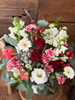 「お父さまのお誕生日に✨クリスマスな雰囲気で🎄🎄【越前市/花屋/生花/フラワーアレンジメント/ふるーれ・T】」