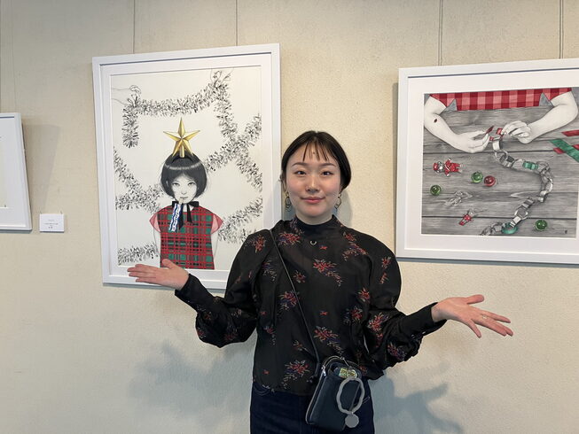 画家 吉川緑さん「アートプラザのイベント『クリスマス アートマーケットvol.49』で素敵な作家さんたちに出会ってきました!」