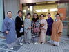 「浅草公会堂へ。歌手の相原ひろ子さんと多古町音頭さんと」