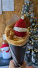 トッピングいちごサンタ「【本日スタート】NUTS CHOCO crepeのクリスマス限定クレープが登場🎄🎅」