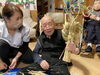 出来た!満99歳 数年10?歳でこの力作この笑顔「岡山飾りを作りました。」