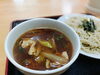 「寒い雪の日は、あったかいそば食べに来てください!(^^)!」