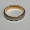 Pt900 K18 コンビ リング K18×Pt900コンビリングをお買取しました｜刻印もしっかり確認します
