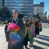 「中国観音霊場会 終戦80周年 平和の折り鶴奉納法要」