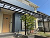 「大きなテラス屋根が創り出す軒下空間」