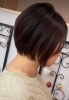 「丸さを残したやわらか前下がりボブで、えり足すっきり♪」