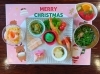 今日のランチ♥️Xmasプレートで~す。ごち💞「今日はXmasイブで~す。🎄丘の上では昼食がXmasプレート🍽️🍷嬉し(✿◡‿◡)」