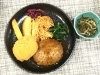 「本日のAランチは　煮込みハンバーグ」