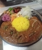 2種盛りカレー　ポークカレー＆チキンカレー「スパイスカレー【千葉駅徒歩３分　お得なランチが楽しめるカフェ】」