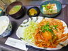 「豚キムチ定食」