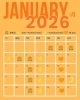 2026年カレンダー「2025年ありがとうございました」