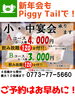 「新年会もPiggyTailで！」