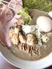 「新限定「牡蠣のコンフィと焦がし泥煮干し低糖質ラーメン」登場！」