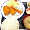 チキンかつとエビフライセット「週替わりランチ」