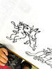 「墨で描く鳥獣戯画」